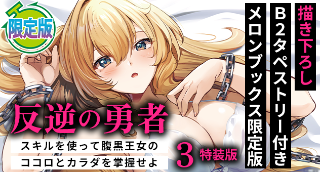 【特装版】反逆の勇者 ～スキルを使って腹黒王女のココロとカラダを掌握せよ～ 3 描き下ろしアクリルスタンド付限定版『描き下ろしB2タペストリー付きメロンブックス限定版』