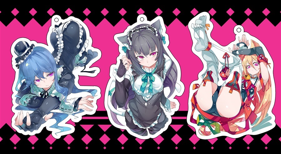 ゴスロリ系】オリジナルアクリルキーホルダー3個セットC（アカシア相境界）の通販・購入はメロンブックス | メロンブックス