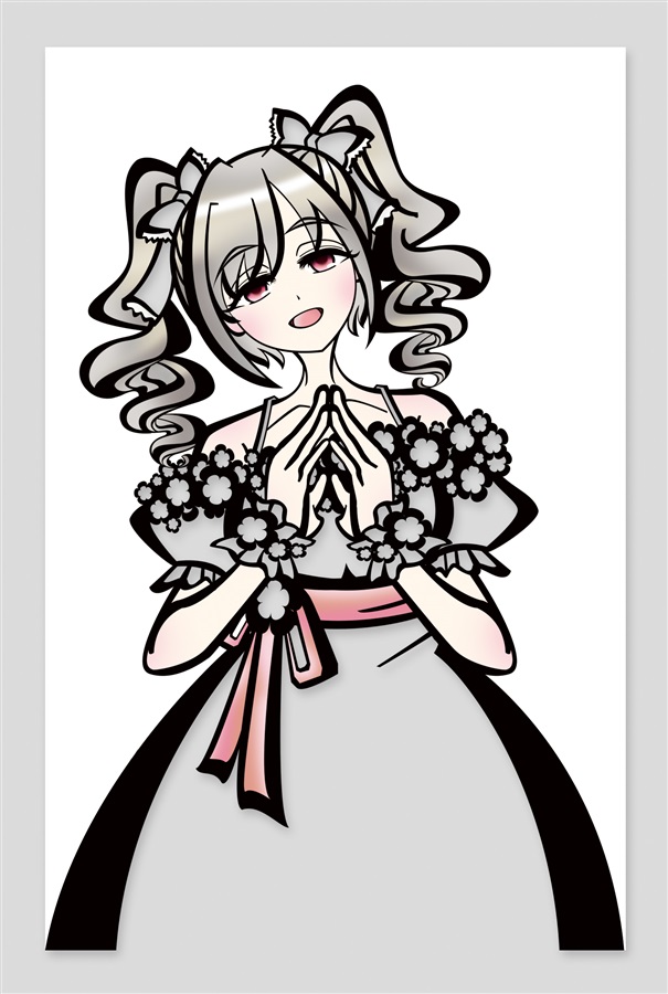 切り絵風ポストカード 神崎 蘭子 ワンピース Old Factory の通販 購入はメロンブックス メロンブックス