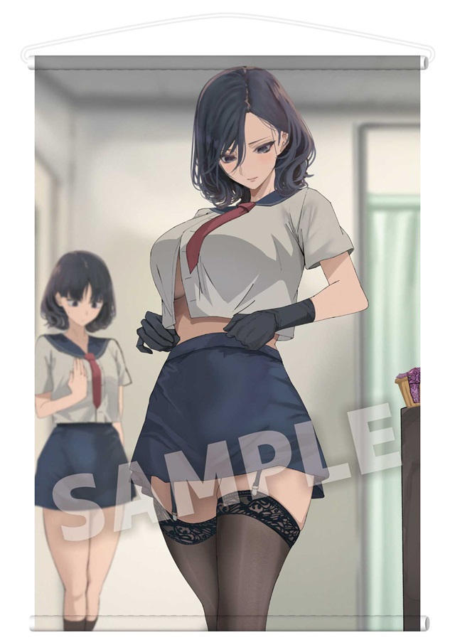 けそシロウ先生厳選イラストB2Wスエードタペストリー 