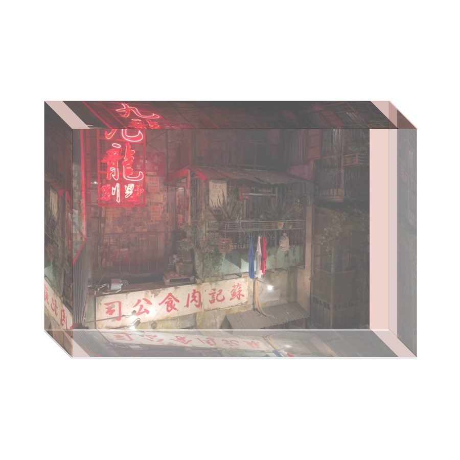【アクリルブロック(横)】Warehouse Kawasaki Dennou Kowloon Walled City2019